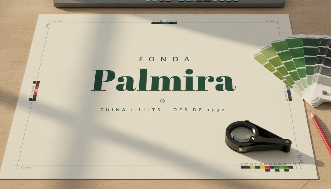 Arte final de Fonda Palmira con cuentahílos y pantonera